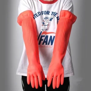ถุงมือยางงานทำความสะอาด ความยาว 56 ซม. size L