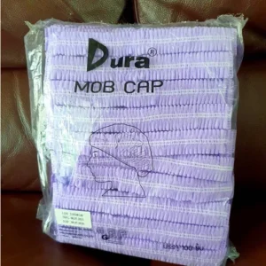 หมวกตัวหนอน สีม่วง หมวกคลุมผม หมวกแพทย์ MEDICAP DURA STAR