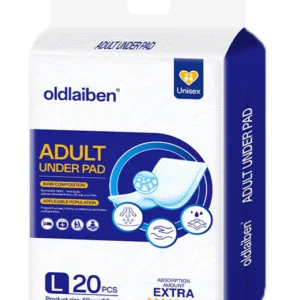 Oldlaiben แผ่นรองซับผู้ใหญ่ ซึมเร็วสุด 60x90ซม แพ็กละ20 ชิ้น