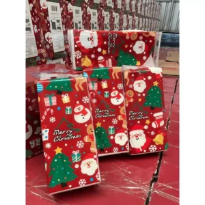 (ยกลัง 4 แพ็ค ) กระดาษทิชชู่ Christmas ทิชชู่แบบแขวน หนา 4 ชั้น นุ่มซึมซับดี ดึงง่าย 1,000 แผ่น