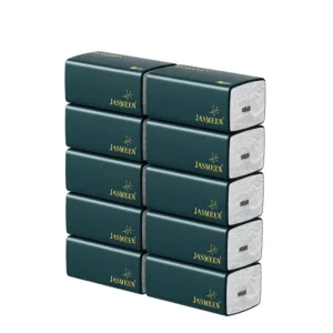 JASMEEN กระดาษทิชชู่ 1ห่อ420 แผ่น หนา5ชั้น 10 ห่อ