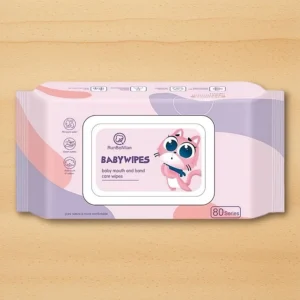ทิชชู่เปียกทำความสะอาด Soft Wipes เกรดพรีเมียม 80 แผ่น ไม่มีแอลกอฮอล์และน้ำหอม