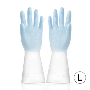 ถุงมือล้างสีน้ำเงินไซซ์ L