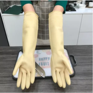ถุงมือยางแบบยาว อเนกประสงค์ 45CM กันน้ำ size L