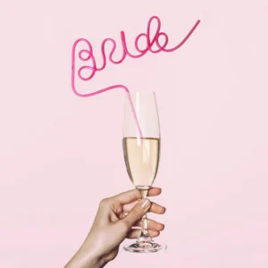 หลอด ปาร์ตี้เจ้าสาว BRIDE LETTER STRAW FOR AFTER PARTY , HEN NIGHT BACHELORETTE หรืองานสละโสด