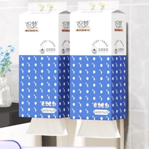 [ 1 ลัง6 ห่อ ] ทิชชู่แบบดึงแขวนได้ 1 ห่อใหญ่ หนา 4 ชั้น 1000 แผ่น 330ดึง