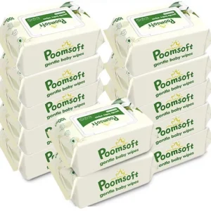 12แพ็ค Poomsoft ทิชชู่เปียกกลิ่นมะลิ ออร์แกนิค 12 แพ็ก