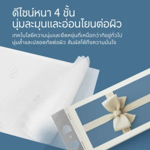 Botare Air Cushion ทิชชู่แบบดึงแขวนได้ ดีลักซ์ คอมฟอร์ท หนา 4 ชั้น 12 ห่อ