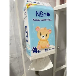 ทิชชู่ Neno แบบดึงแขวนได้ หนา 4 ชั้น เหนียวนุ่ม ไม่ยุ่ยง่าย 1 แพ็ก