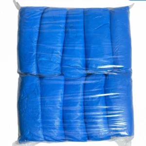 ถุงคลุมรองเท้าแบบใช้แล้วทิ้ง ถุงคลุมรองเท้าวัสดุพลาสติก cpe (แพ็ค 100ชิ้น)