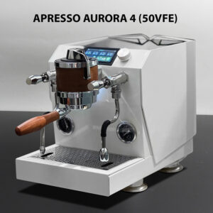 APRESSO AURORA 4 เครื่องชงเอสเปรสโซ 50VFE ปรับน้ำได้|พร้อมหน้าจอ LCD ขาว