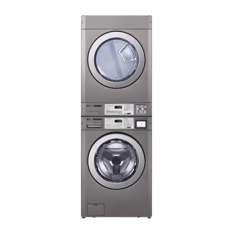 เครื่องซัก-อบผ้า LG Commercial Stack 18 kg